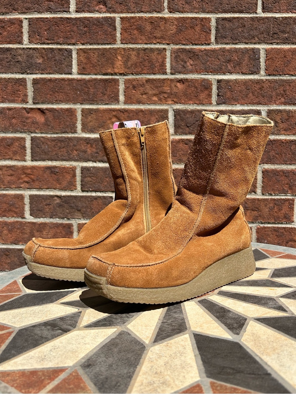 2000s leather suede boots - Picture 3 of 15
